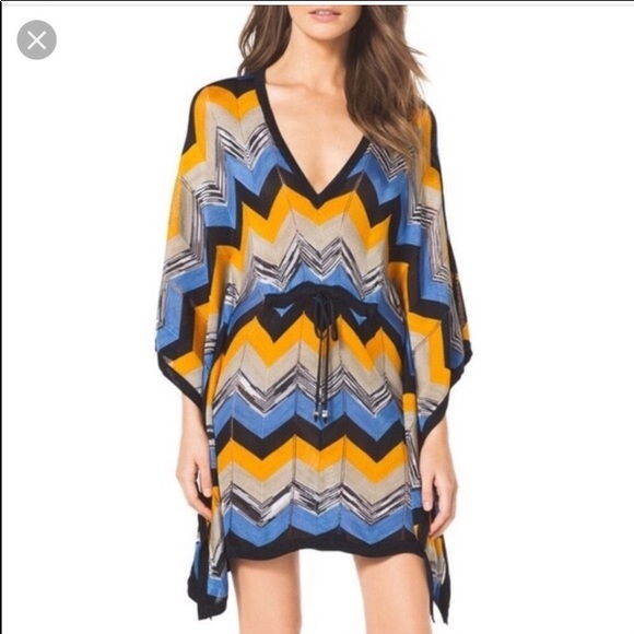 MICHAEL Michael Kors Tops - Michael Michael Kors chevron drawstring tunic XS